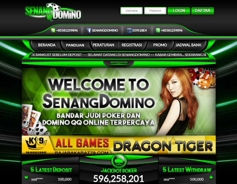 SENANGDOMINO Situs Domino Online Terbaik versi PKV Games
